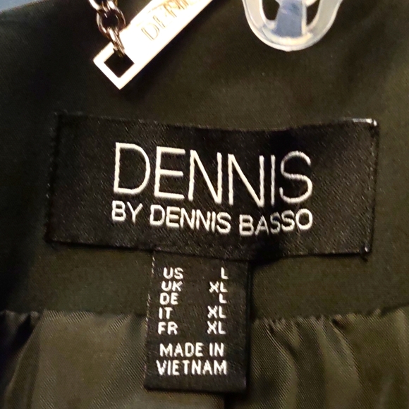 Dennis by Dennis Basso Dark Green Jacket Size L - Picture 6 of 8